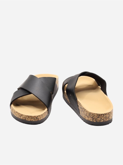 Mules com tiras cruzadas - Kiabi Mules com tiras cruzadas - Kiabi