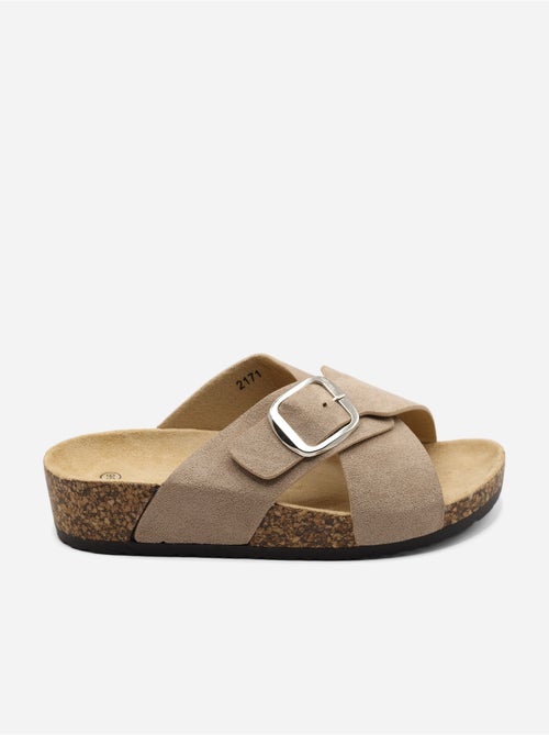 Mules com tiras cruzadas - Kiabi Mules com tiras cruzadas - Kiabi