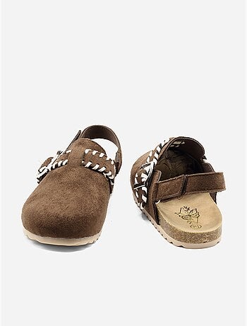 Mules com velcro