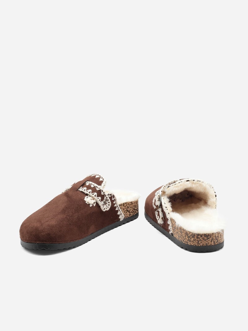 Mules de calçar Castanho - Kiabi