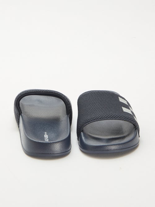 Mules de piscina com tira em mesh - Kiabi