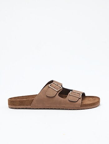 Mules de tiras duplas