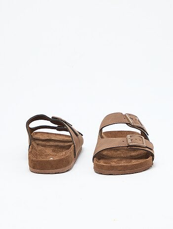 Mules de tiras duplas