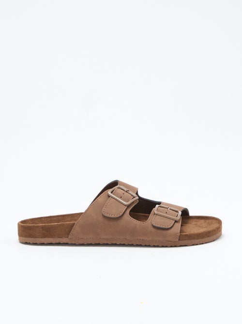 Mules de tiras duplas - Kiabi