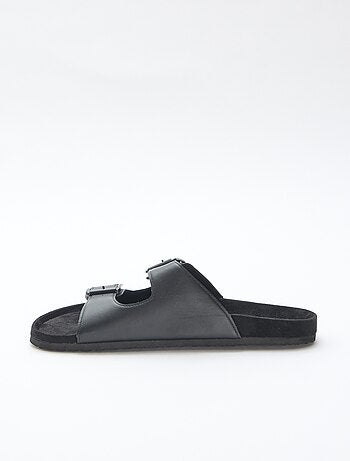 Mules de tiras duplas