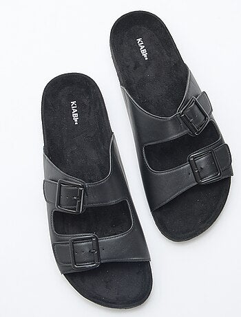 Mules de tiras duplas