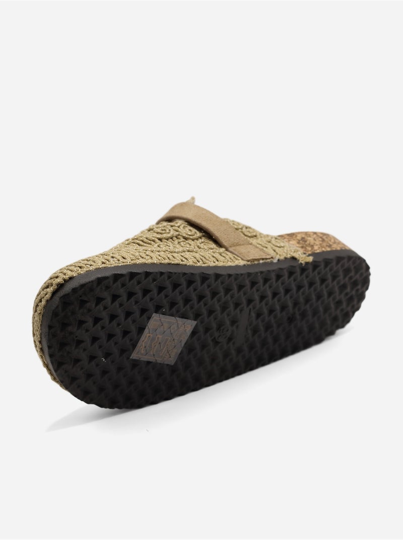 Mules em croché Toupe - Kiabi