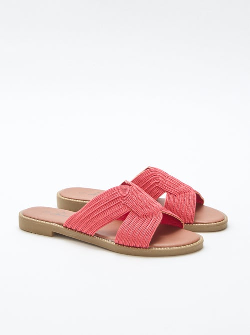 Mules em tecido - Kiabi
