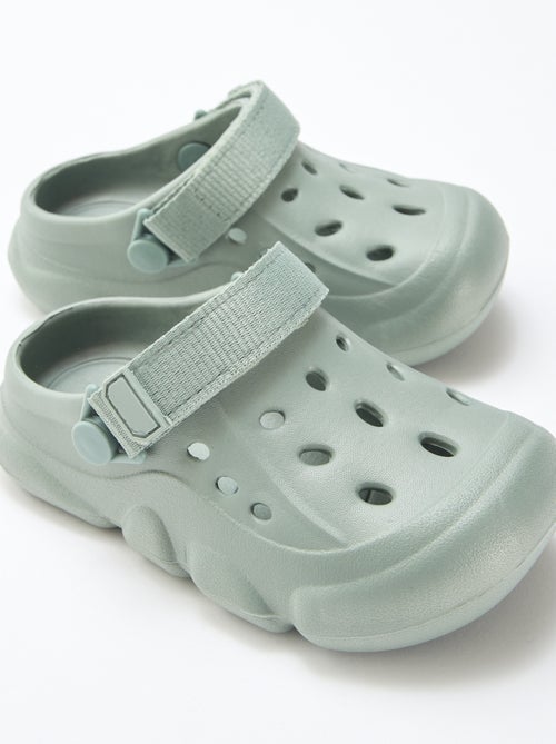 Mules fechadas de praia lisas - Kiabi
