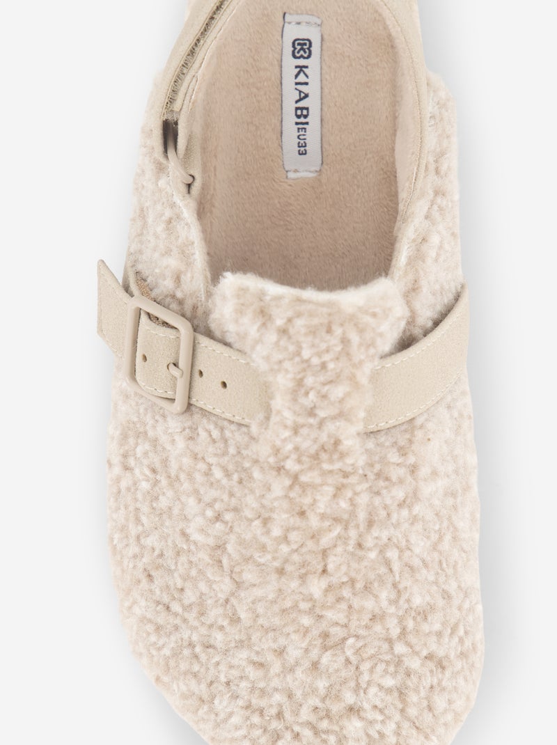 Mules forradas Bege - Kiabi