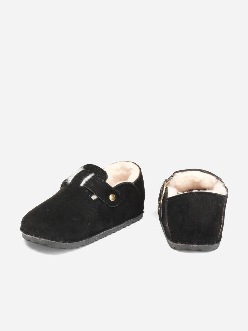 Mules forradas Preto - Kiabi