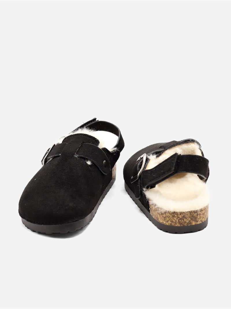 Mules forradas Preto - Kiabi