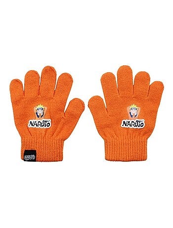 Naruto - Conjunto gorro luvas gola criança