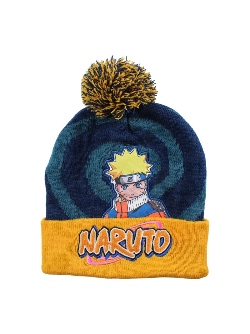 Naruto - Conjunto gorro luvas gola menino Preto - Kiabi
