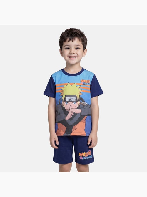 Naruto - Conjunto t-shirt e calção criança estampado - Kiabi