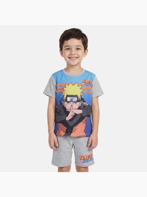 Naruto - Conjunto t-shirt e calção criança estampado - Kiabi Naruto - Conjunto t-shirt e calção criança estampado - Kiabi