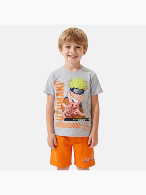 Naruto - Conjunto t-shirt e calção menino estampado - Kiabi Naruto - Conjunto t-shirt e calção menino estampado - Kiabi