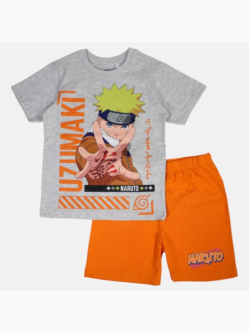 Naruto - Conjunto t-shirt e calção menino estampado - Kiabi Naruto - Conjunto t-shirt e calção menino estampado - Kiabi