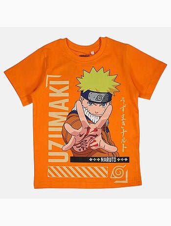 Naruto - Conjunto t-shirt e calção menino estampado