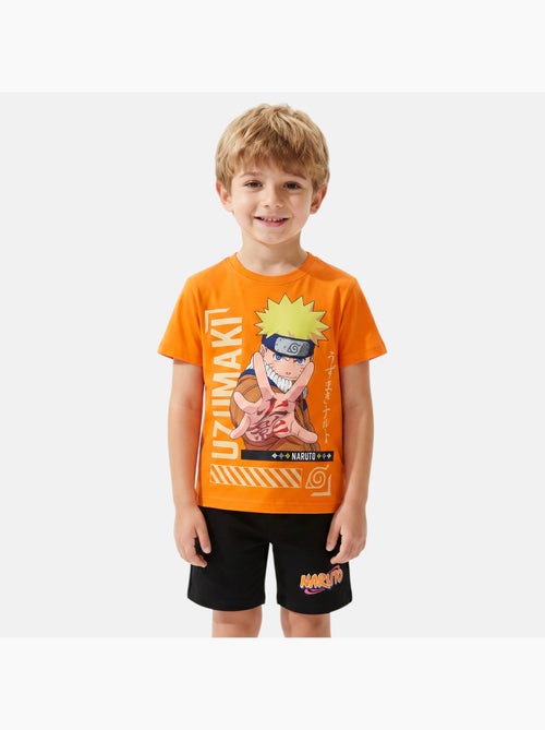Naruto - Conjunto t-shirt e calção menino estampado - Kiabi Naruto - Conjunto t-shirt e calção menino estampado - Kiabi