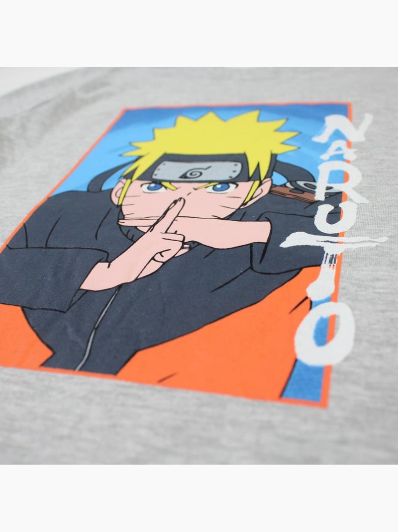 Naruto - T-shirt criança estampada Cinza - Kiabi