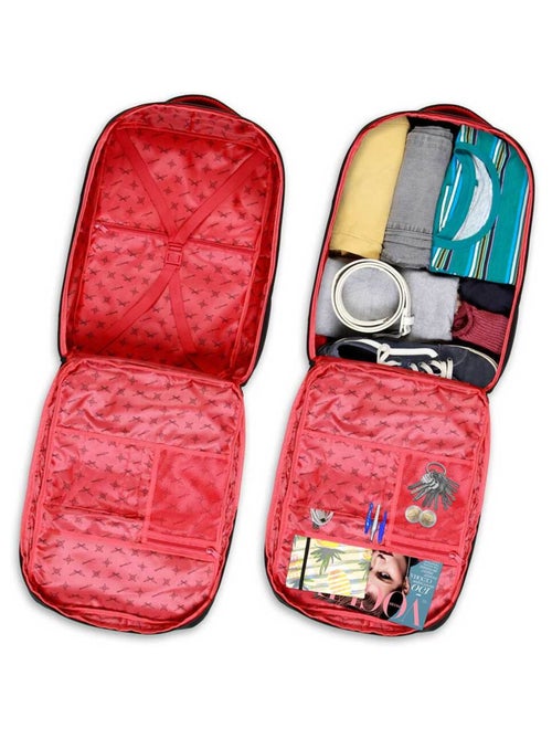 Naruto Clouds Mochila de Viagem Mercury Grande 47x23x33cm, Preta - Kiabi Naruto Clouds Mochila de Viagem Mercury Grande 47x23x33cm, Preta - Kiabi