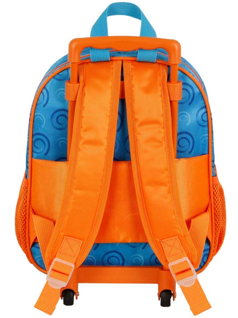 Naruto Happy Mochila 3D com Rodas Pequena, Azul Azul - Kiabi