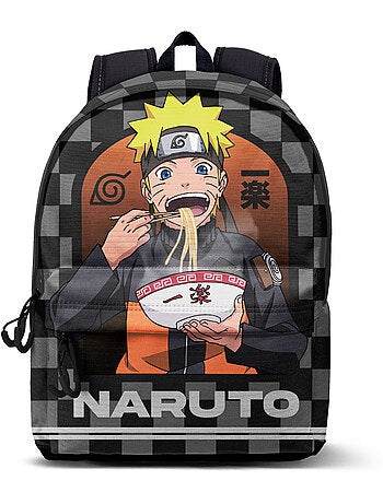 Naruto ichiraku mochila pequena hs fan, preta