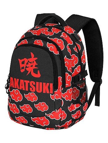 Naruto Kanji Mochila Running PLUS, Preta