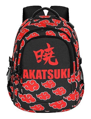 Naruto Kanji Mochila Running PLUS, Preta
