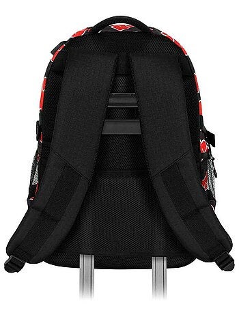 Naruto Kanji Mochila Running PLUS, Preta
