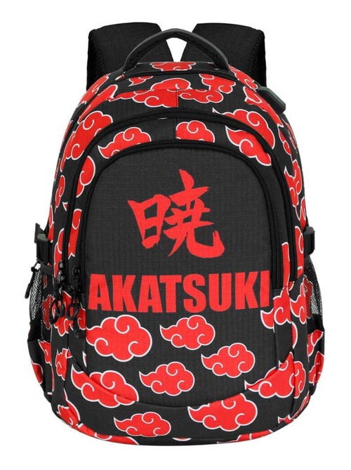 Naruto Kanji Mochila Running PLUS, Preta - Kiabi