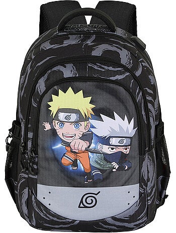 Naruto Kid Mochila Running PLUS, Cinza