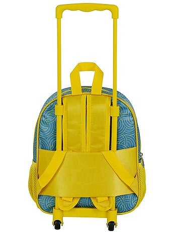 Naruto Peace Mochila 3D com Rodas Pequena, Multicolorido