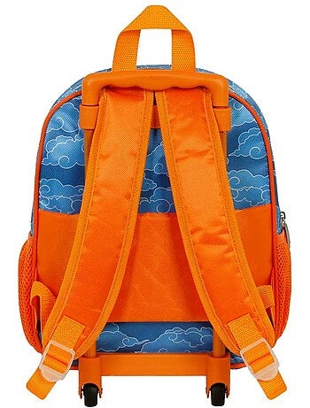 Naruto Ramen Mochila 3D com Rodas Pequena, Azul