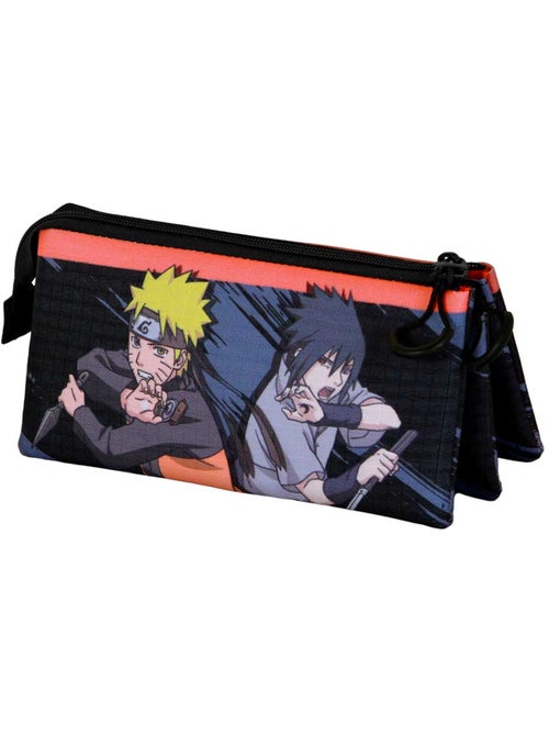 Naruto Shadow Estojo Triplo, Preta - Kiabi Naruto Shadow Estojo Triplo, Preta - Kiabi