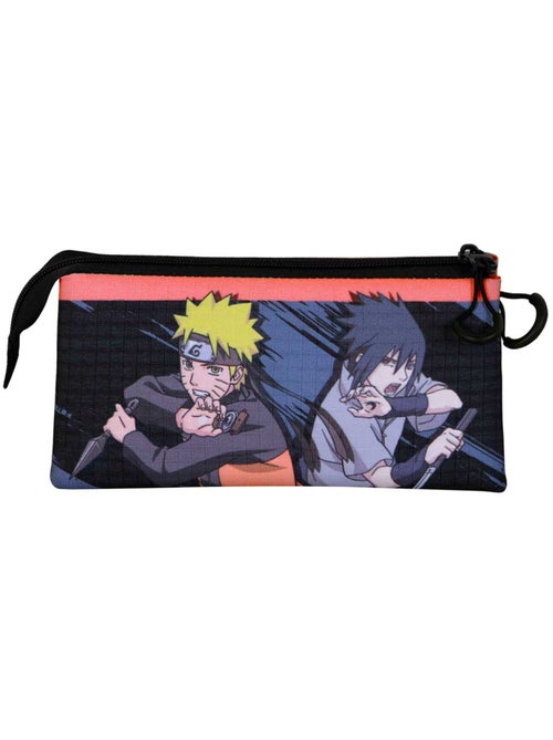 Naruto Shadow Estojo Triplo, Preta - Kiabi Naruto Shadow Estojo Triplo, Preta - Kiabi