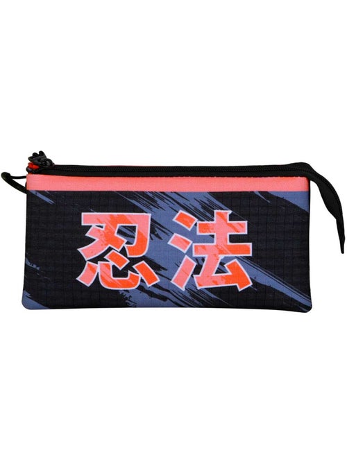 Naruto Shadow Estojo Triplo, Preta - Kiabi Naruto Shadow Estojo Triplo, Preta - Kiabi
