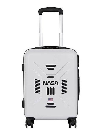NASA Spaceship Mala de Cabine ABS 4 Rodas, Branca