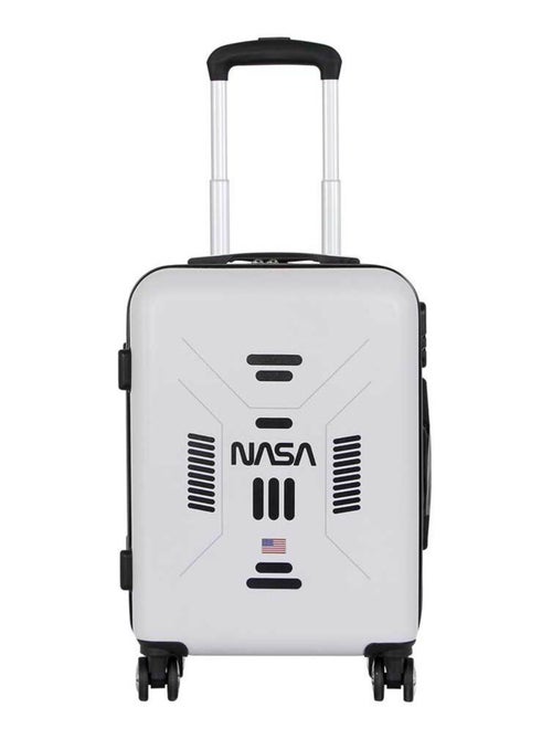 NASA Spaceship Mala de Cabine ABS 4 Rodas, Branca - Kiabi