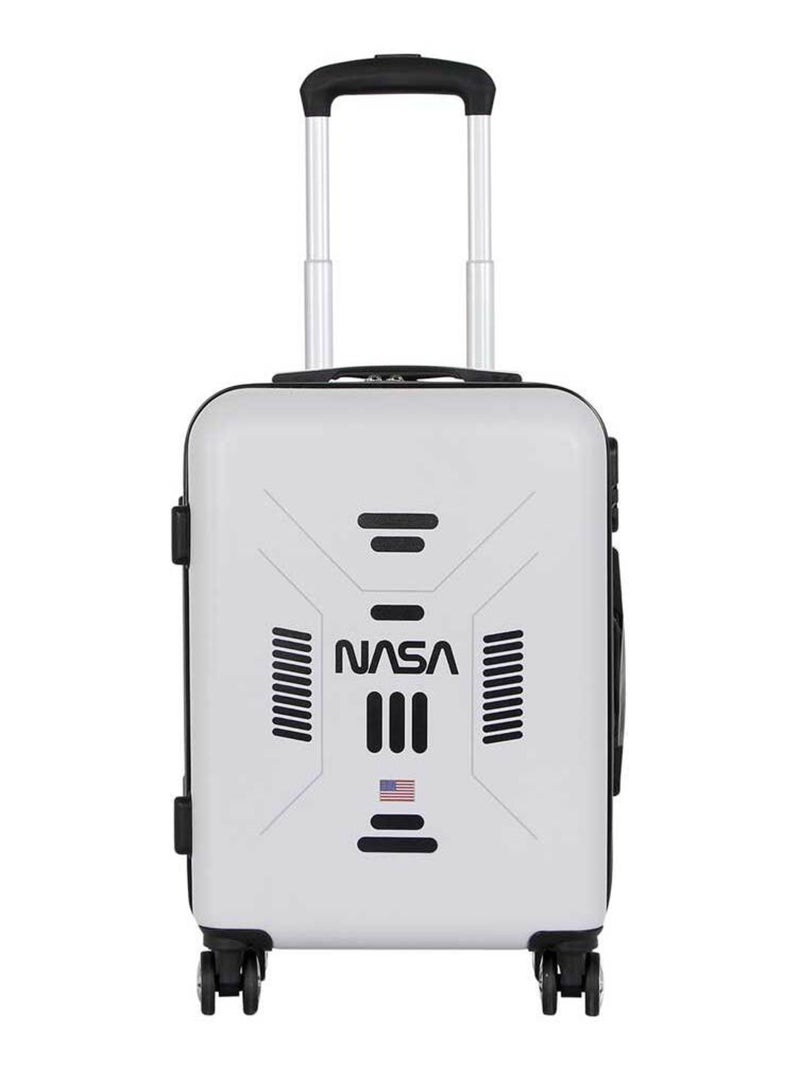 NASA Spaceship Mala de Cabine ABS 4 Rodas, Branca Branco - Kiabi