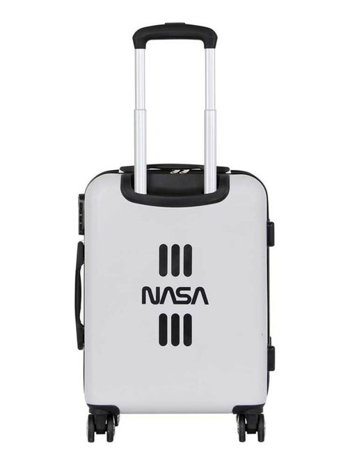 NASA Spaceship Mala de Cabine ABS 4 Rodas, Branca - Kiabi