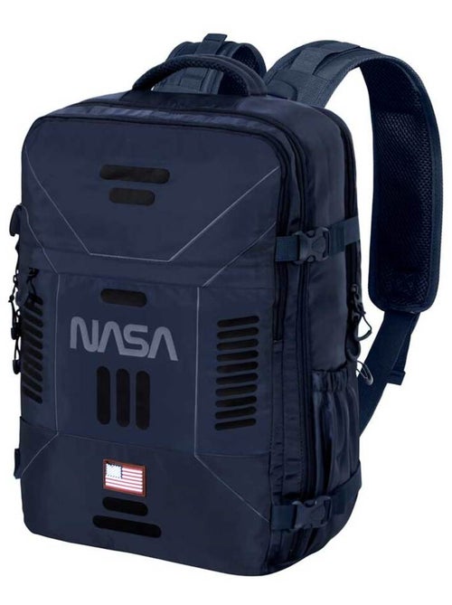 Nasa spaceship mochila de viagem mercury grande 47x23x33cm, azul escuro - Kiabi Nasa spaceship mochila de viagem mercury grande 47x23x33cm, azul escuro - Kiabi