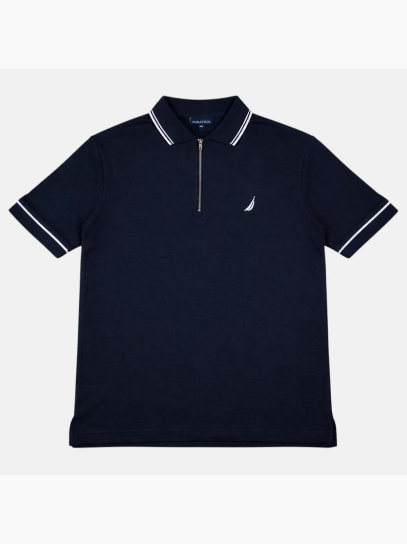 Nautica - Polo manga curta  homem Azul-marinho - Kiabi