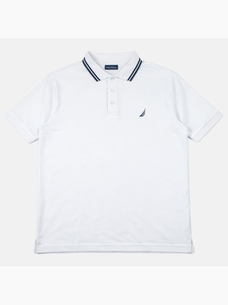 Nautica - Polo manga curta  homem Branco - Kiabi