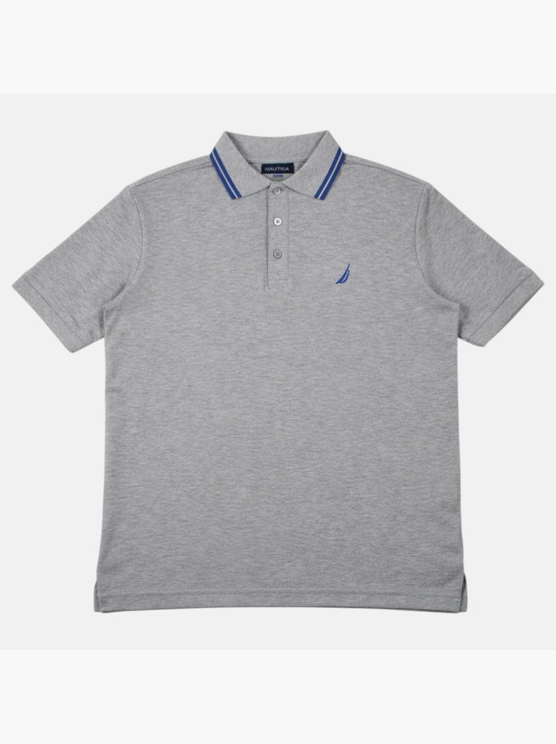 Nautica - Polo manga curta  homem Cinza - Kiabi