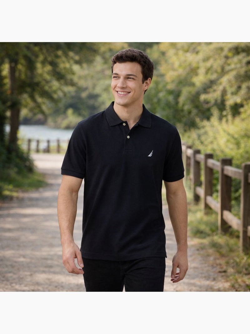 Nautica - Polo manga curta  homem Preto - Kiabi