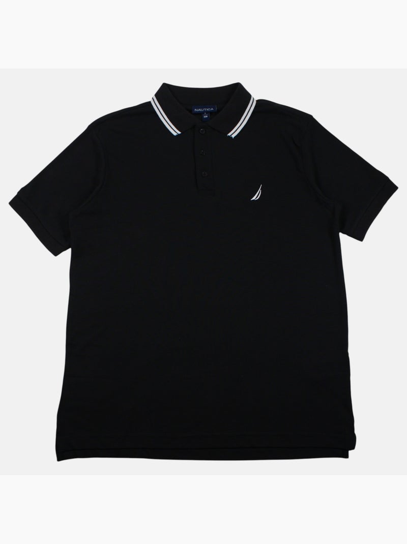 Nautica - Polo manga curta  homem Preto - Kiabi
