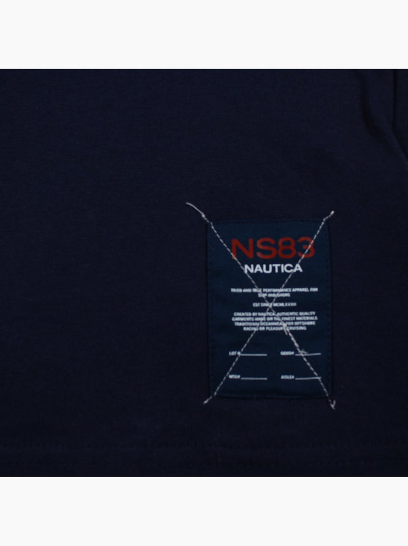 Nautica - T-shirt manga curta  homem Azul-marinho - Kiabi