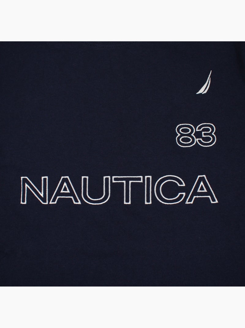 Nautica - T-shirt manga curta  homem Azul-marinho - Kiabi